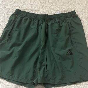 adidas Dark Green Performance Shorts